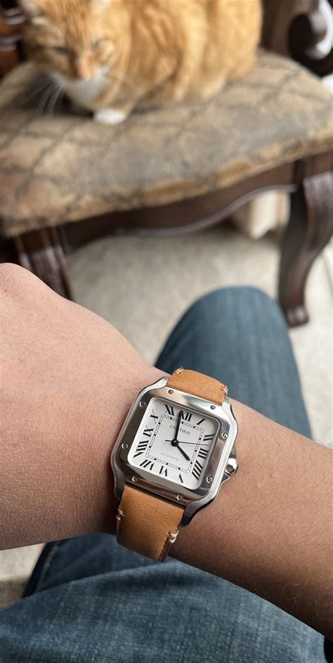 cartier santos medium strap